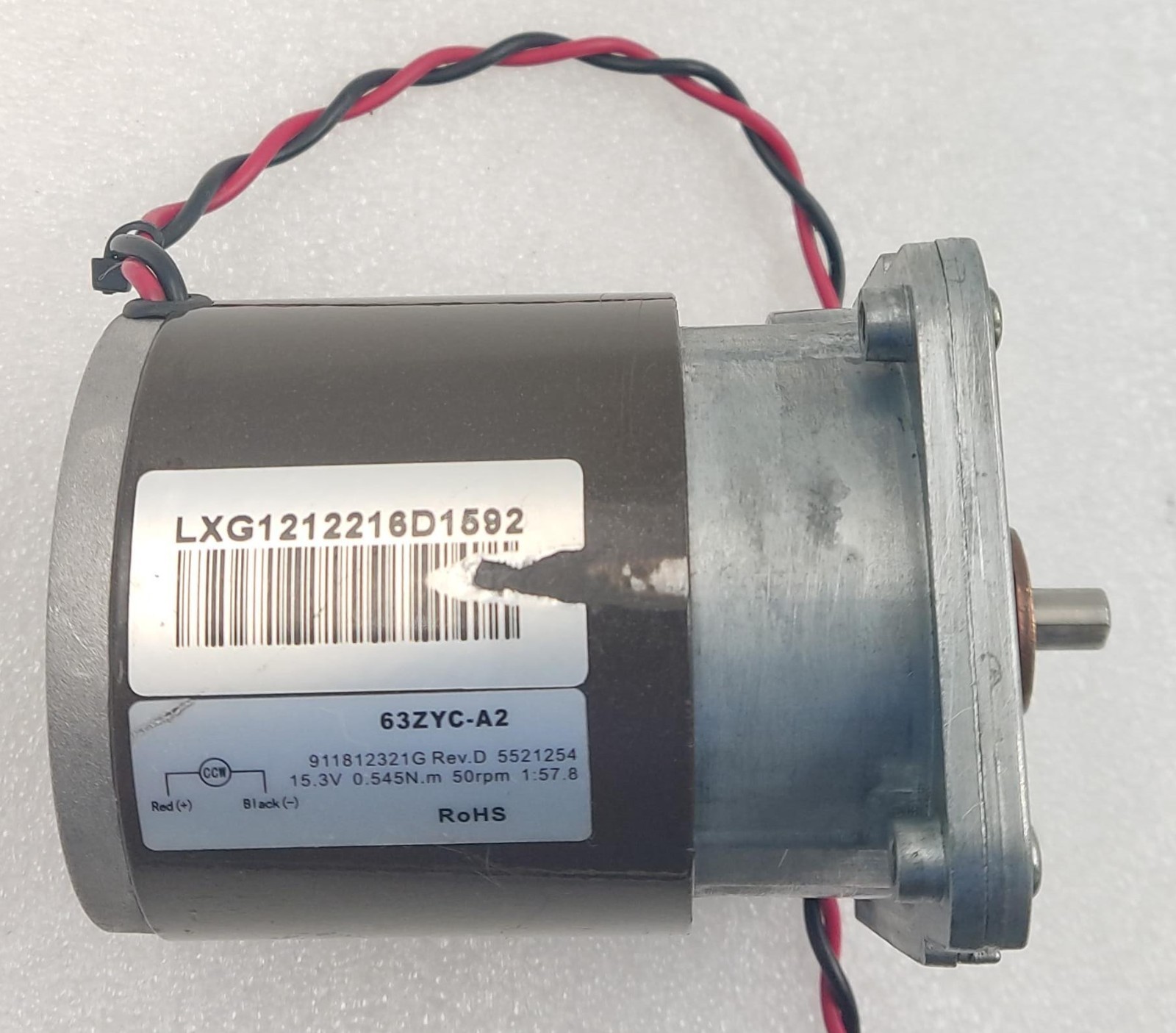 *TESTED* Maytronics Pump Motor 63ZYC-A2 5521254 50rpm For Dolphin Pool Robot