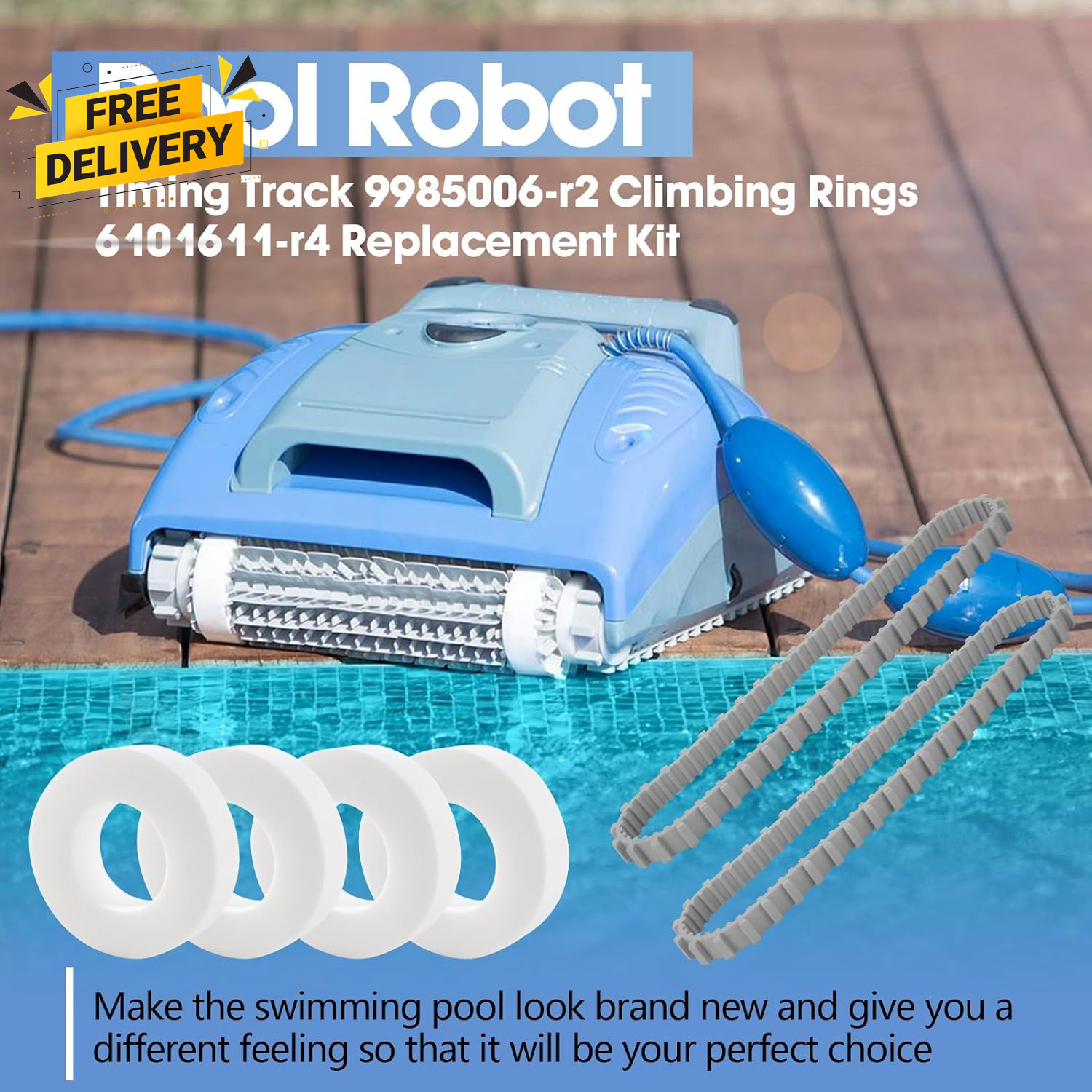 Pool Cleaner Accessories the Climbing Ring 6101611 R4 Timing Track 9985006