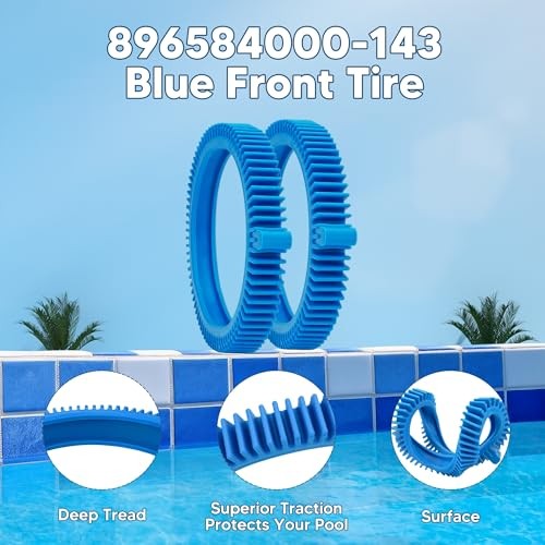 Funmit 896584000-143 Blue Front Tire Kit with Super Hump 2 pack,