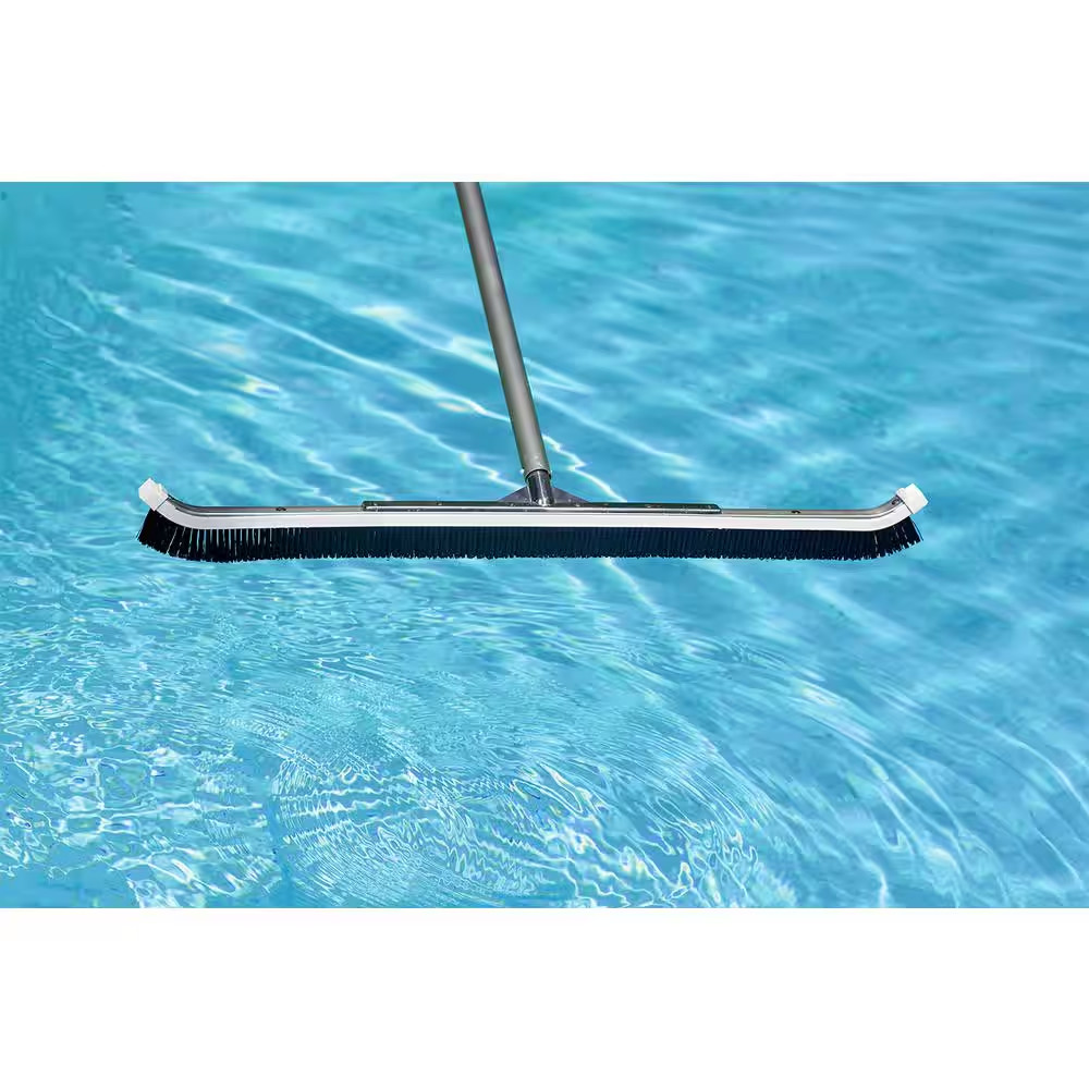 Commercial Collection 36 In. Aluminum-Back Brush for Inground and above Ground P