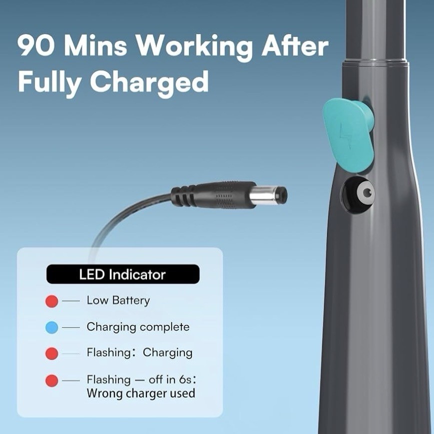 PoolMr Handheld Pool Vacuum for Above Ground Pool & Hot Tub Vacuum 2 Brush Heads