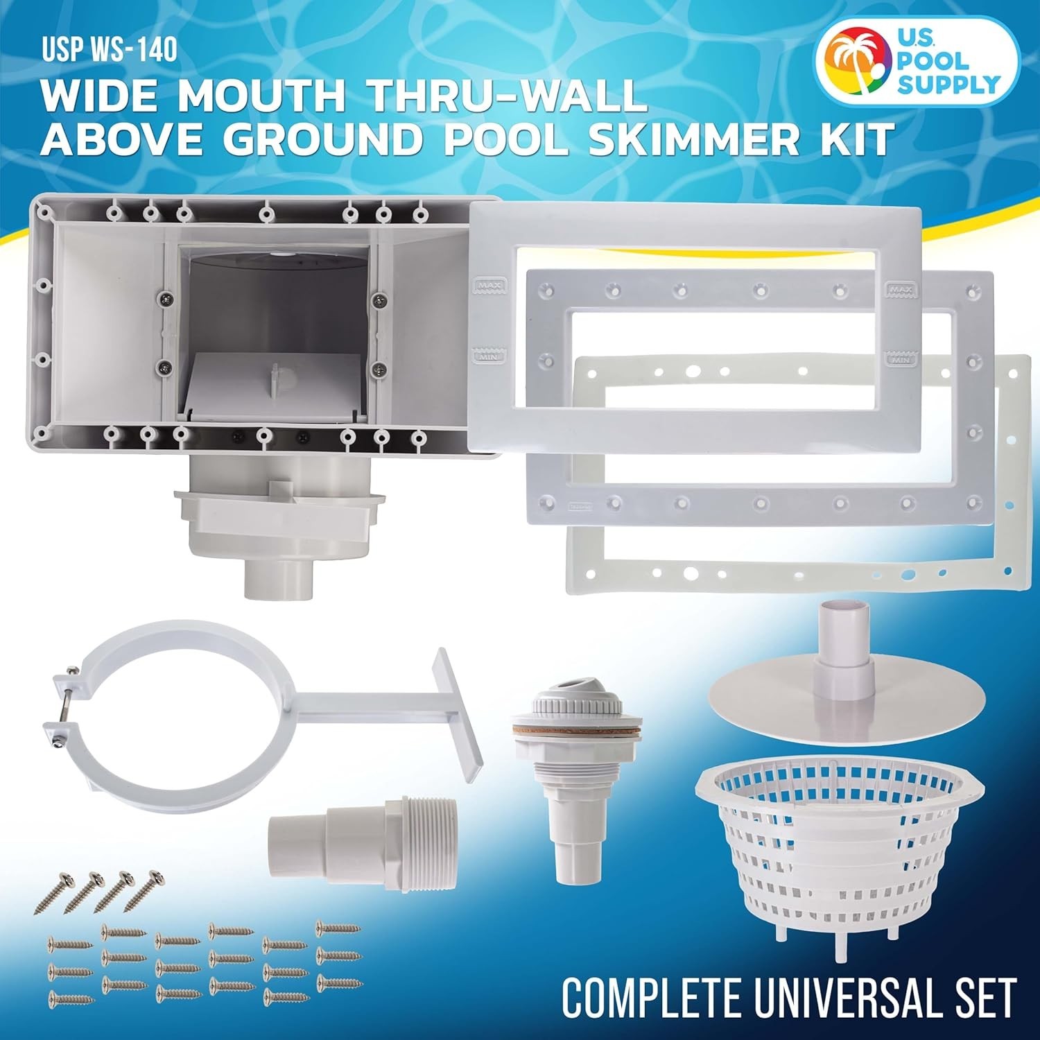 Efficient Debris Removal Pool Skimmer – ABS Construction