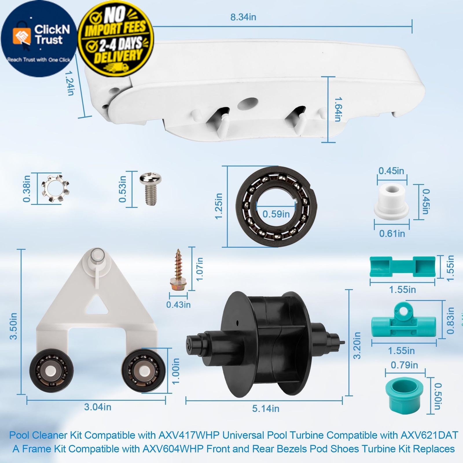 AXV621DAT A-Frame and Pod, & Turbine Kit, & Kit