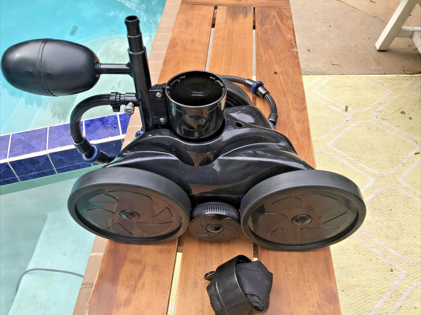 Polaris 280 Black Max Style Pool Cleaner + Debris Bag NEW – NO HOSES (HEAD ONLY)