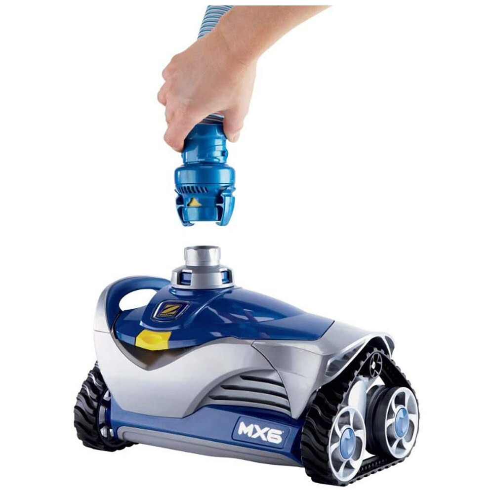 Zodiac Mx6 Automatic Suction Side Pool Cleaner Vacuum w/ Cyclonic Leaf Canister