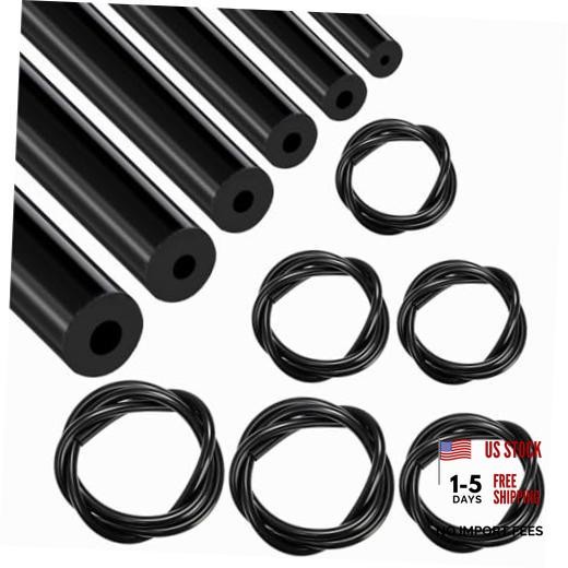 6 Pieces Silicone Vacuum Hose Automotive, 1/8&Prime; 5/32&Prime; 3/16&Prime; 1/4&Prime; 5/16&Prime; 3/8&Prime;