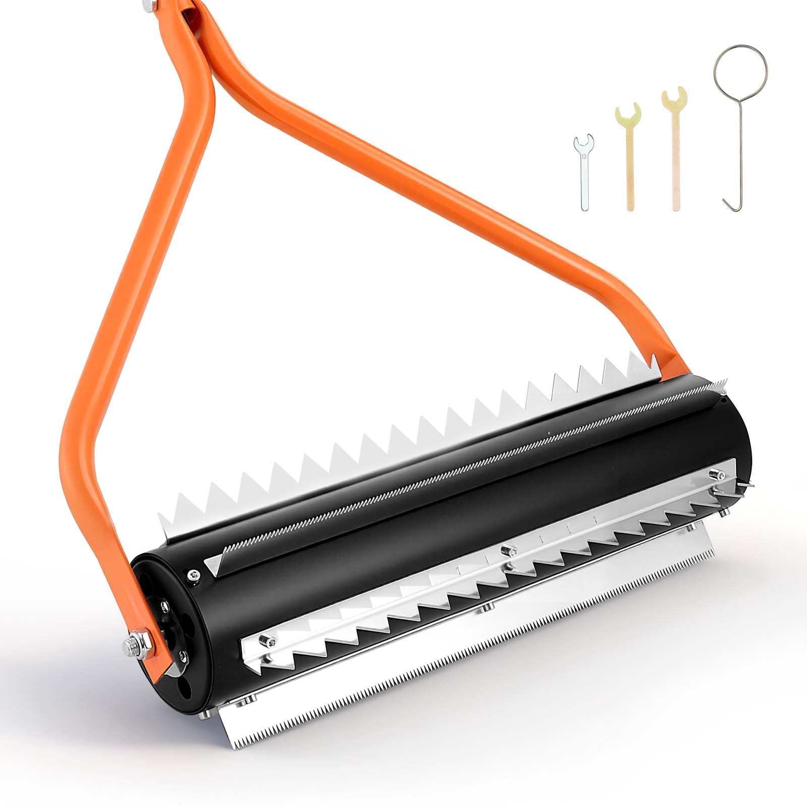 VEVOR Lake Weed Roller, 14.1 ft Stainless Steel & Pond Removal 14ft