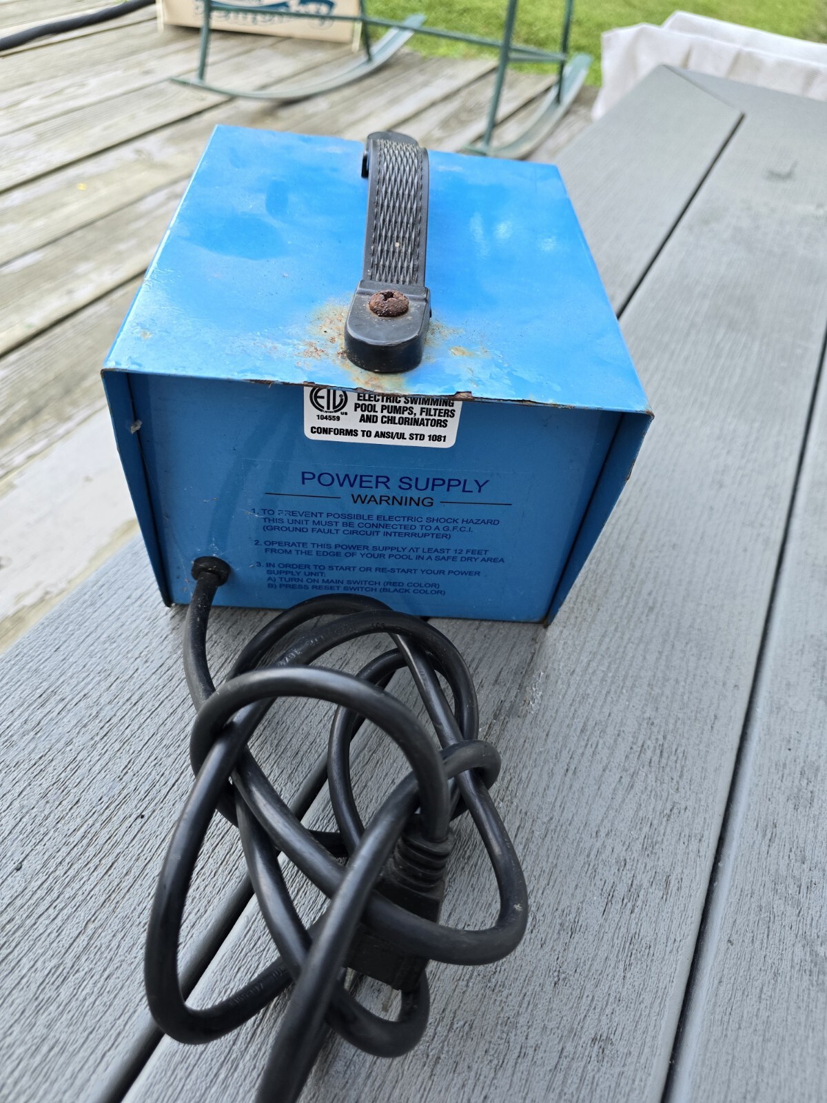 Aquamax BioTurbo Aquabot 4 PIN Power Supply