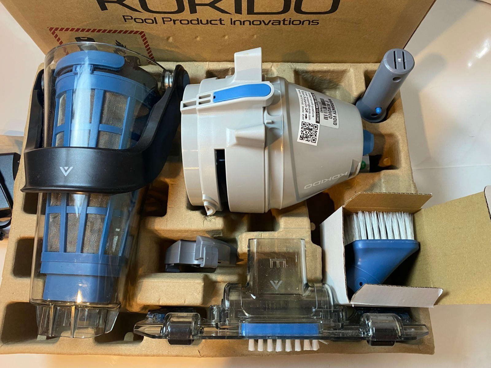 KOKIDO 2025 Rechargeable Pool Vacuum, XTROVAC 510, 4X Suction Power,