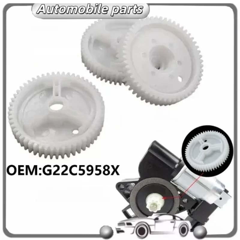 Mazda 3 5 6 Power Window Regulator Motor Gear Replacement Parts – 2 Pack