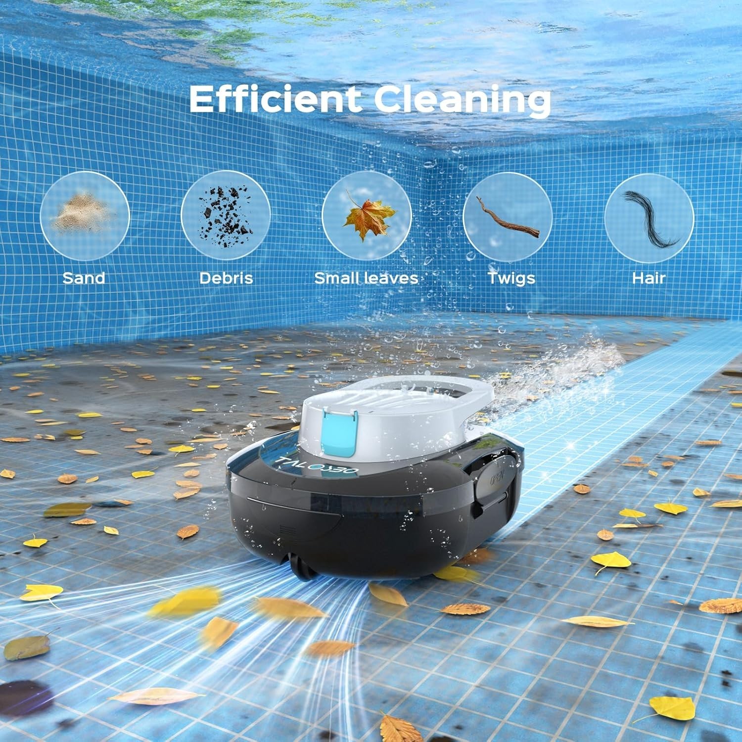 2026 Upgrade S1 PRO Robotic Pool Cleaner Dual Motor 120 Min Runtime
