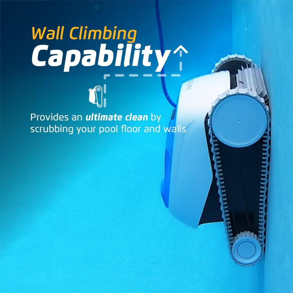 Dolphin Proteus DX3 Automatic Robotic Pool Vacuum Cleaner, Wall Climbing, Active