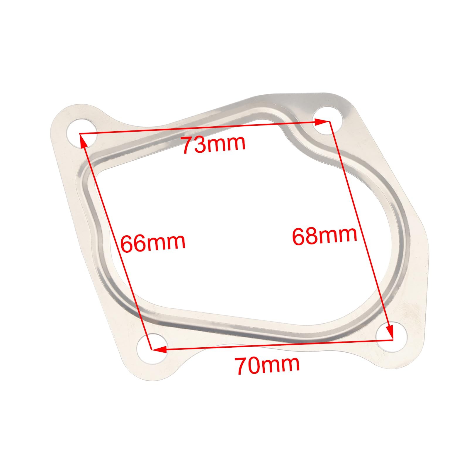 2Pcs Exhaust Gasket 5812640 Fit for Polaris RZR XP/XP4 & As Picture Show