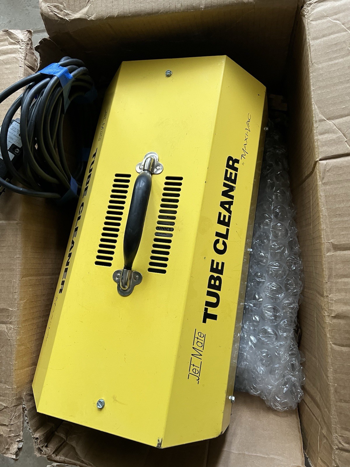 Maxi-Vac Jet Mate JM 1900 R Variable Speed Boiler Chiller Exchanger Tube Cleaner