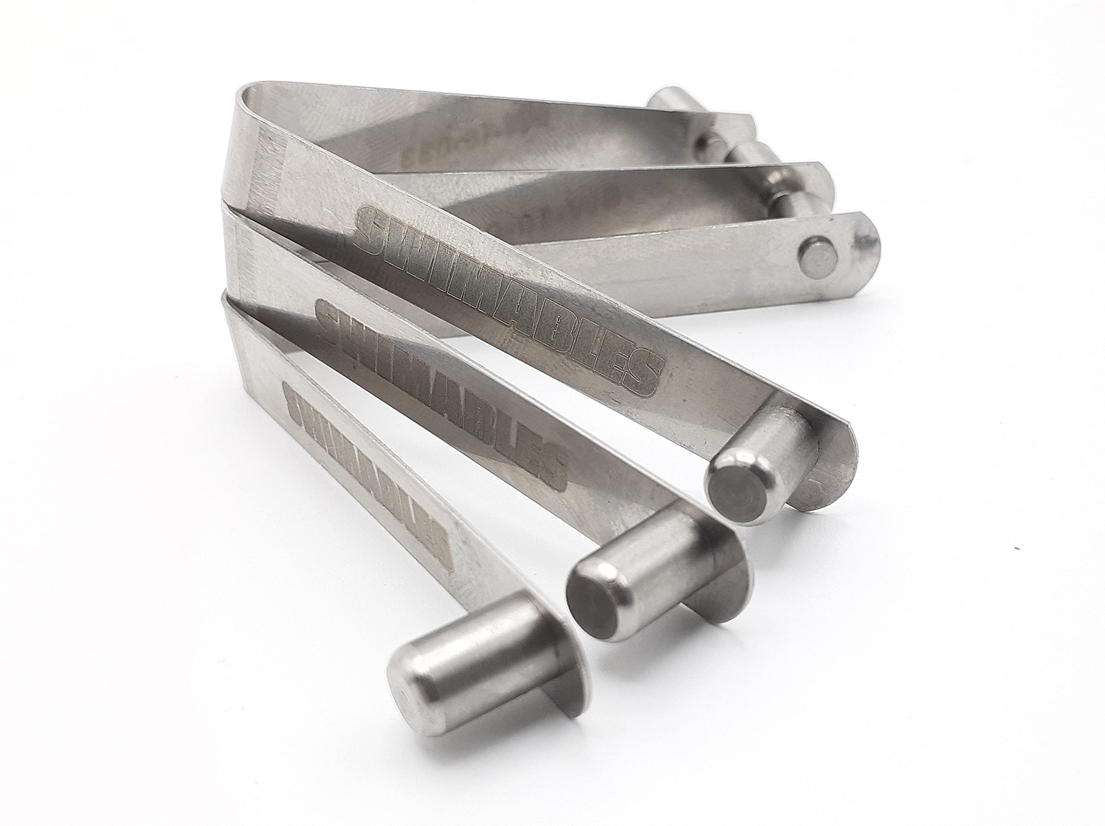 Stainless Steel Universal V-Clip for Pool Skimmer/Nets Brushes or Poles 3-Pack