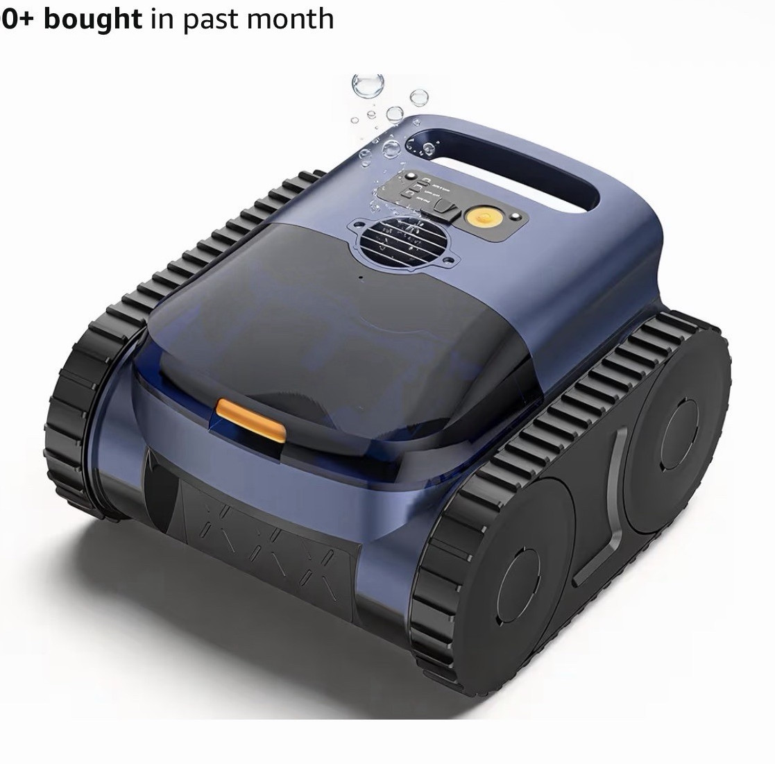Cordless Robotic Pool Cleaner Self-Parking LED, Floor/Walls/Waterline