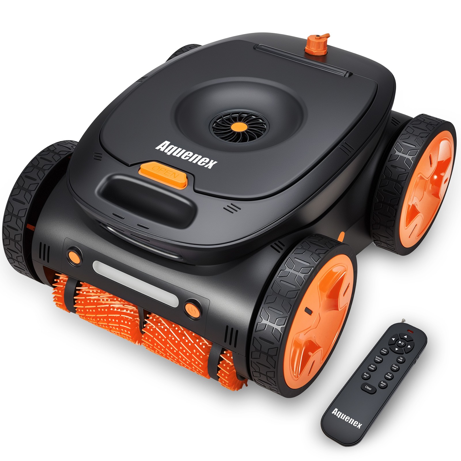 Cordless Robotic Pool Cleaner APP&Remote Control Wall Climbing Waterline Floor