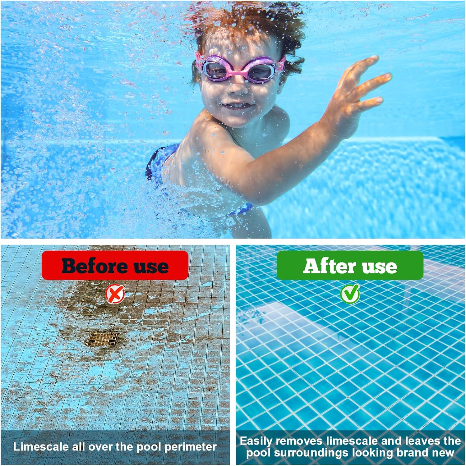 6PCS Swimming Pool Pumice Stone for Cleaning Tiles,Stone Cleaning Block,Scour St