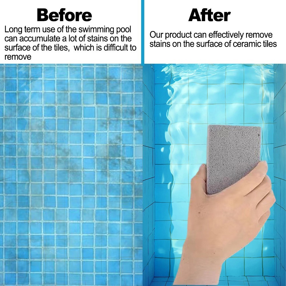 Pumice Stone Set of 8 for Cleaning Pool For Tiles and Kitchen Surfaces