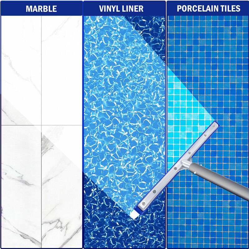 Premium 18 Inches Aluminum Swimming Pool Brush Head Nylon Bristles FREE SHIPPING