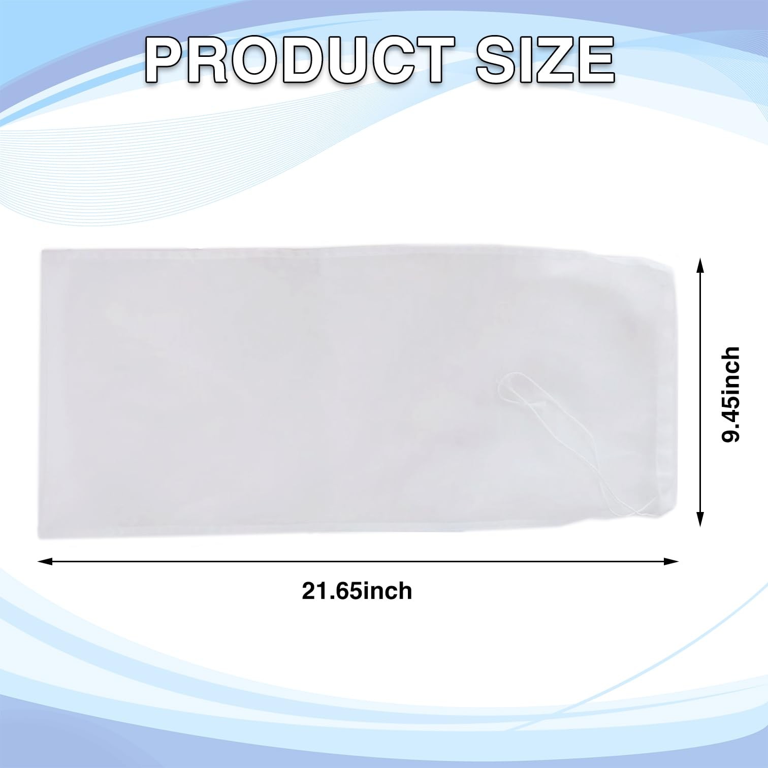 2 PCS Filter Bags, 180 Microns and 75 Microns Set Rechargeable Pool Leaf Vacu…