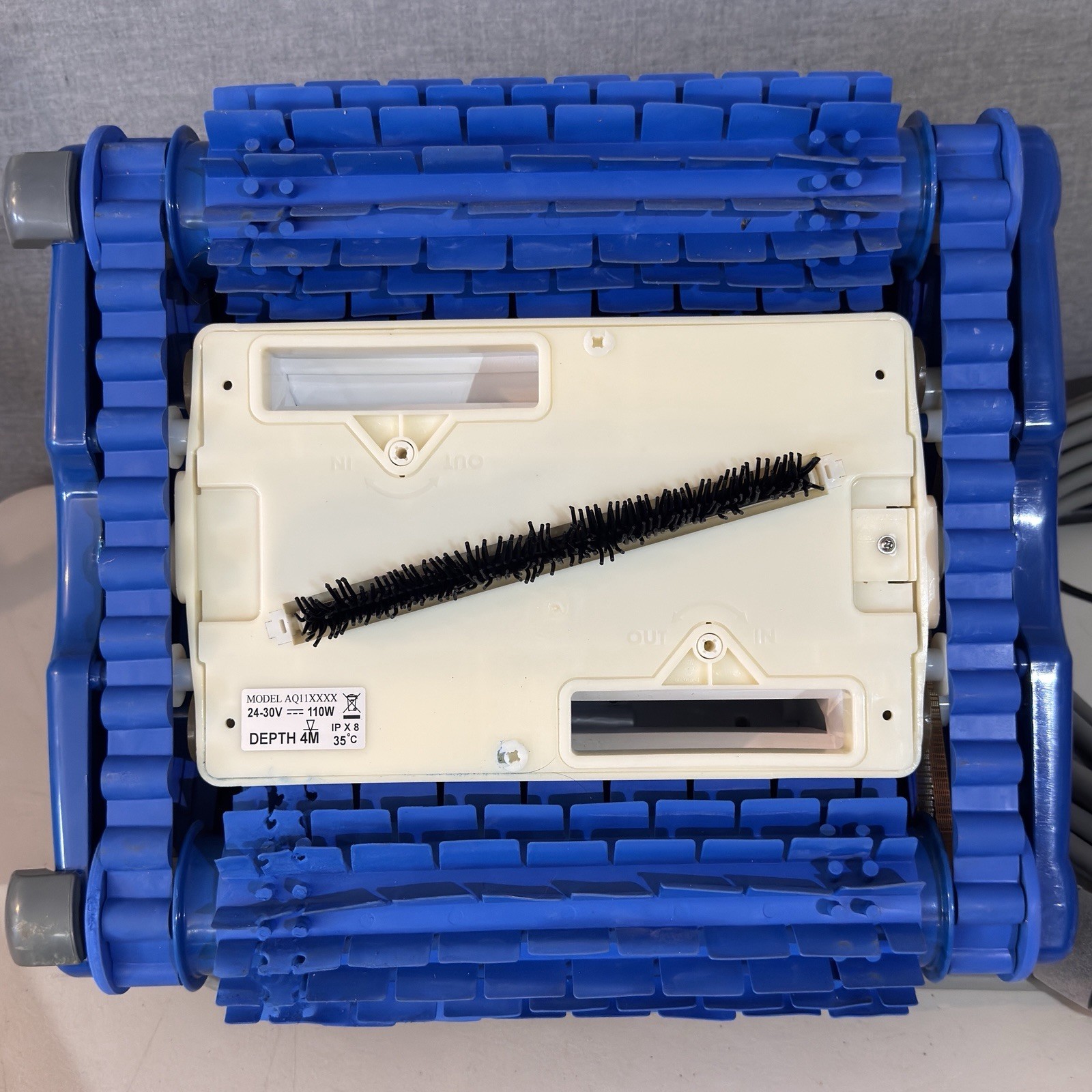 Aquabot Rapids 1500 Automatic Robotic Pool Cleaner w/ Caddy & Swivel Cable