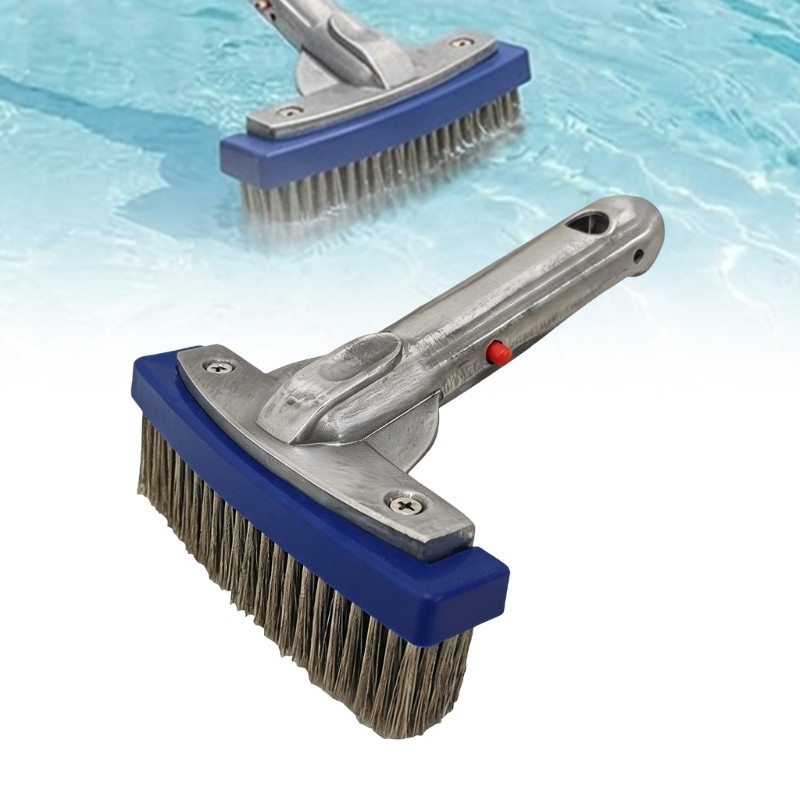 5Inch Stainless Steel Pool Cleaning Brush For Comfortable Use Easy to Use