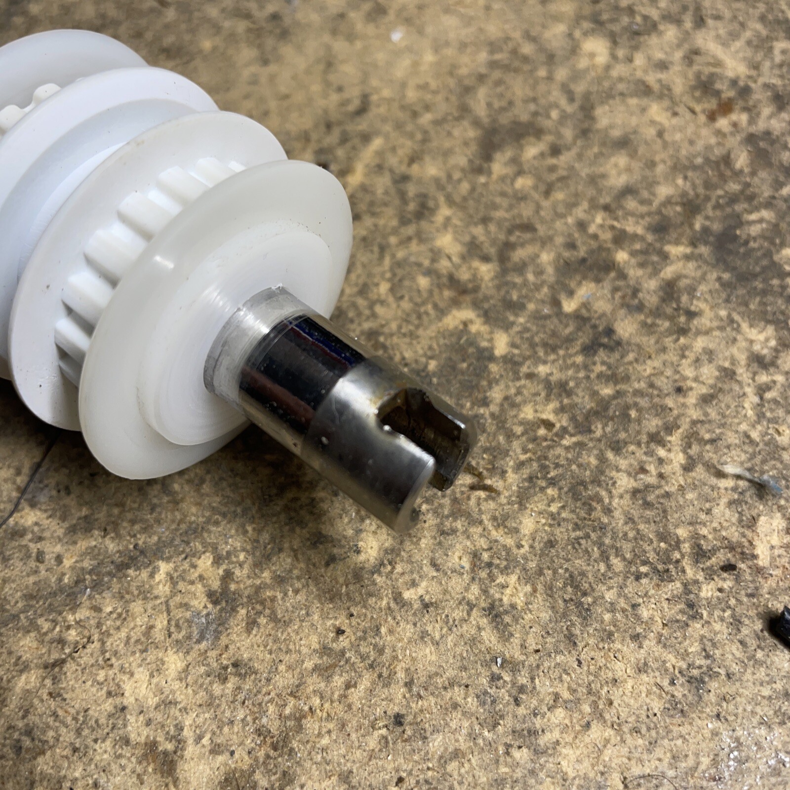 Aqua Products Aquabot Drive Pulley Assembly Long 2.75 Used