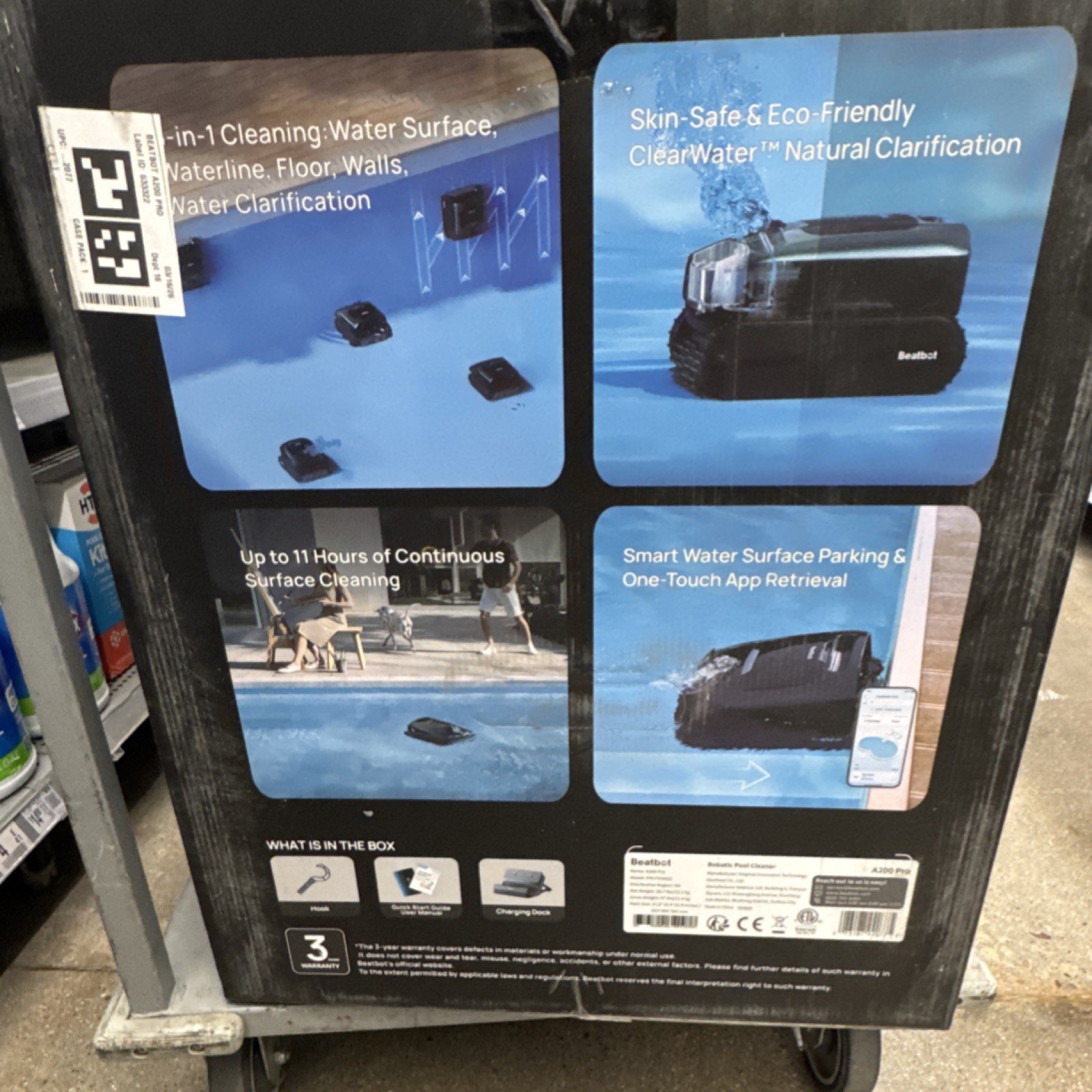 Beatbot A200 Pro 5-in-1 Robotic Pool Cleaner, App Control, All Pools