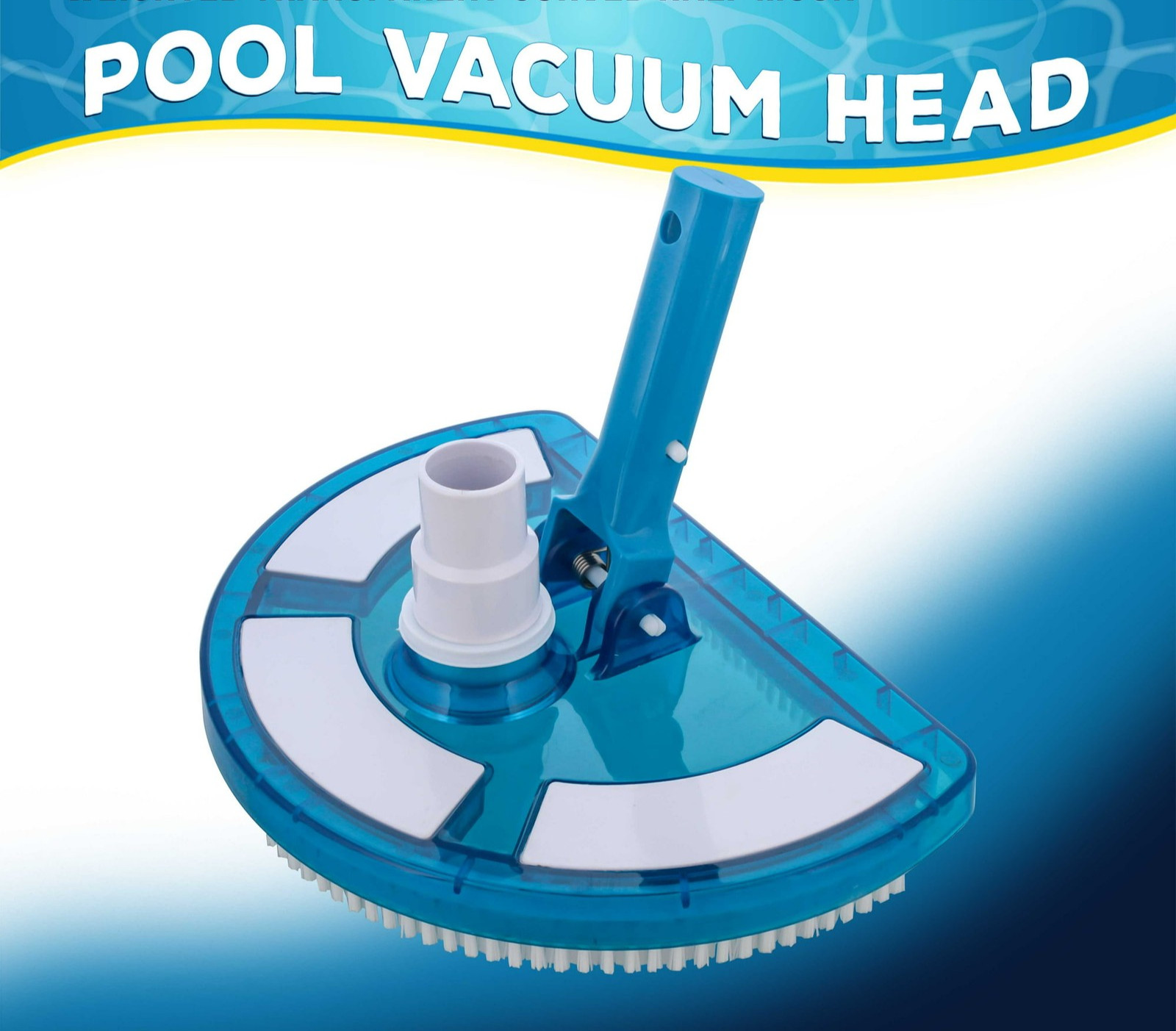 Weighted Pool Vacuum Head Half Moon Swivel Hose Connector for Vinyl Pools
