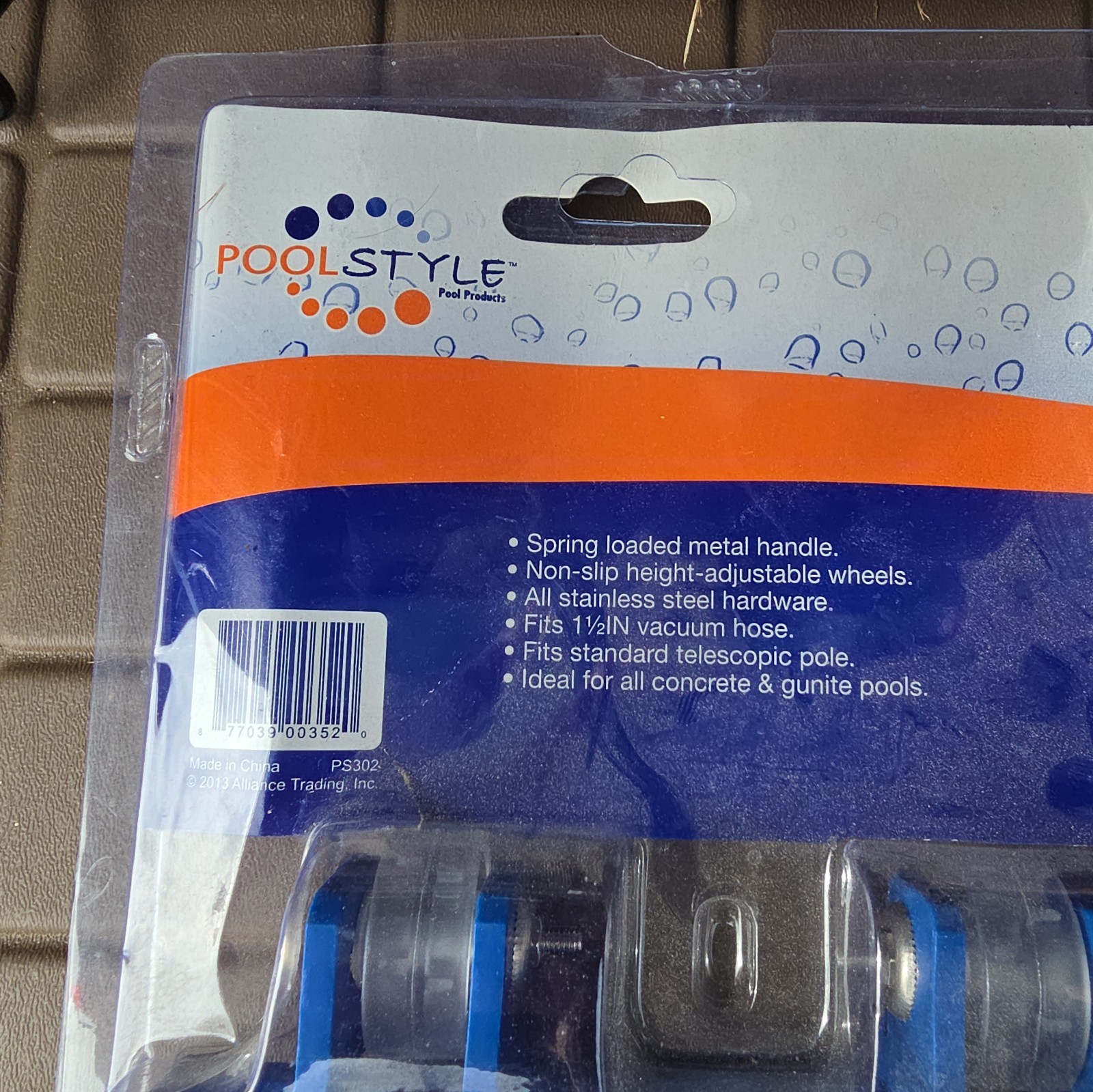 POOL STYLE Heavy-Duty 14 INCH Flexible Pool Vacuum Head NEW