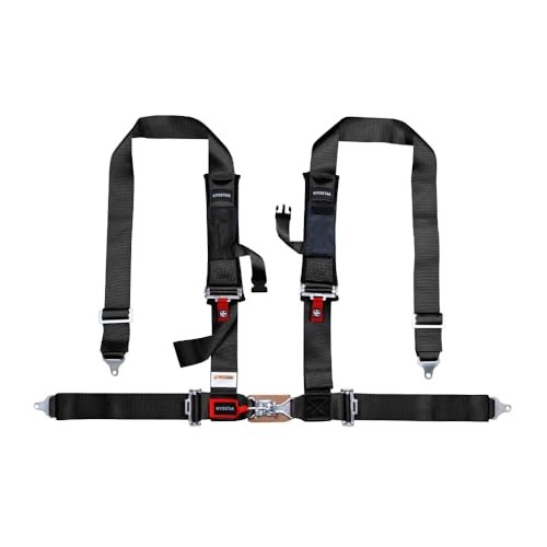 Black Heavy Duty 4 Point Harness – Ultra Soft – 3 Inch