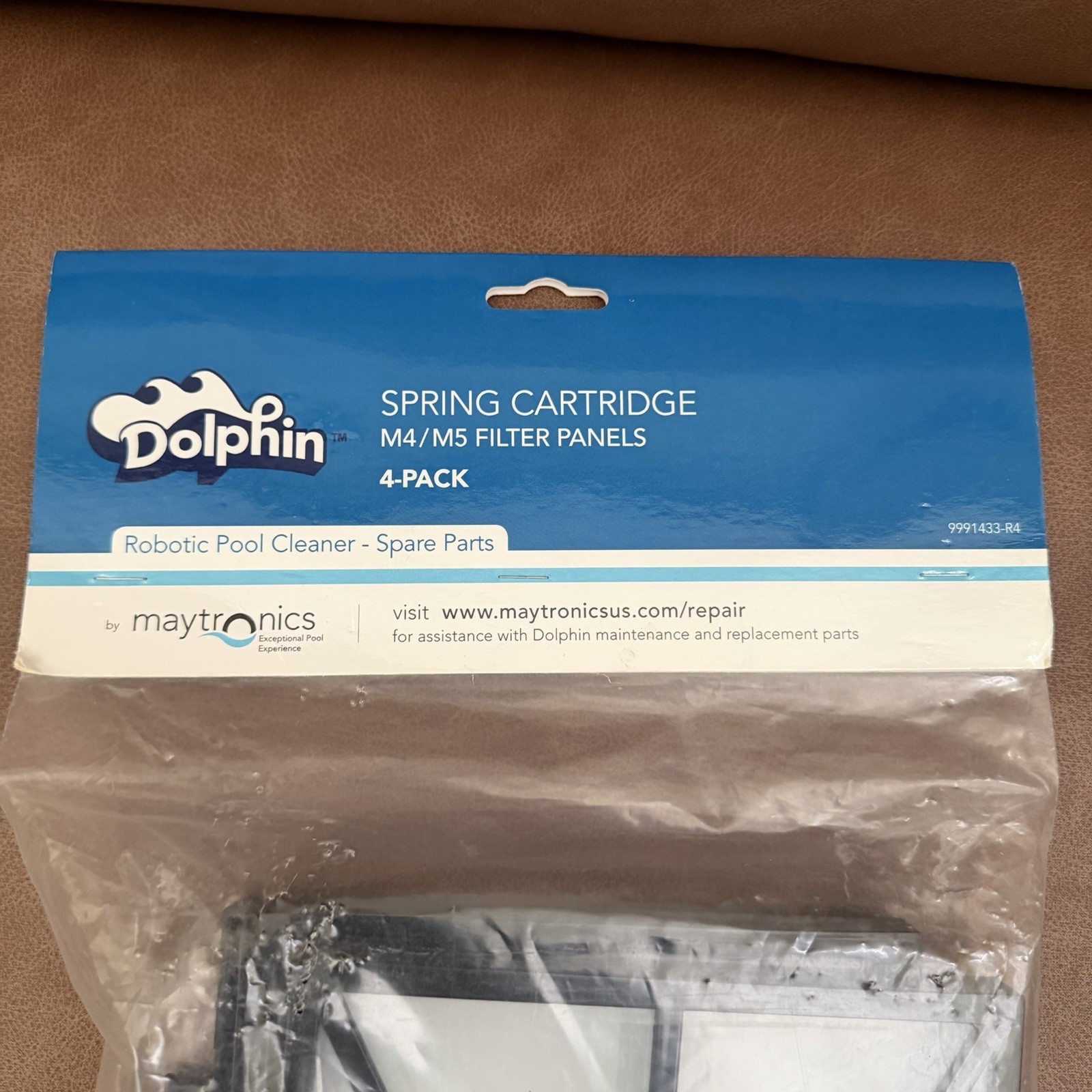 New Maytronics Dolphin Spring Filter Cartridge Panels – Pack of 4 – 9991433-R4