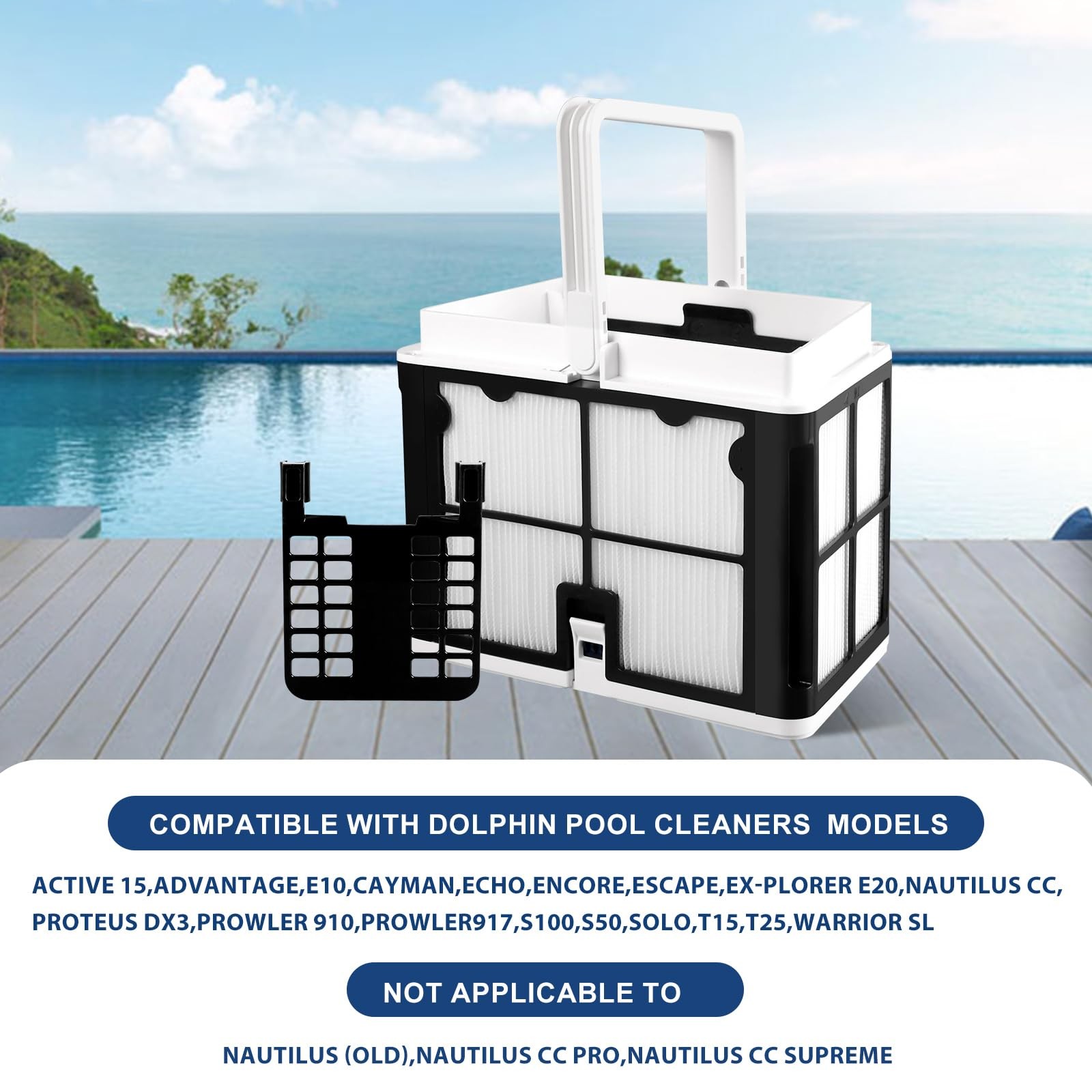 « Ultra-Fine Filter Basket for Dolphin Nautilus CC Pool Cleaners »