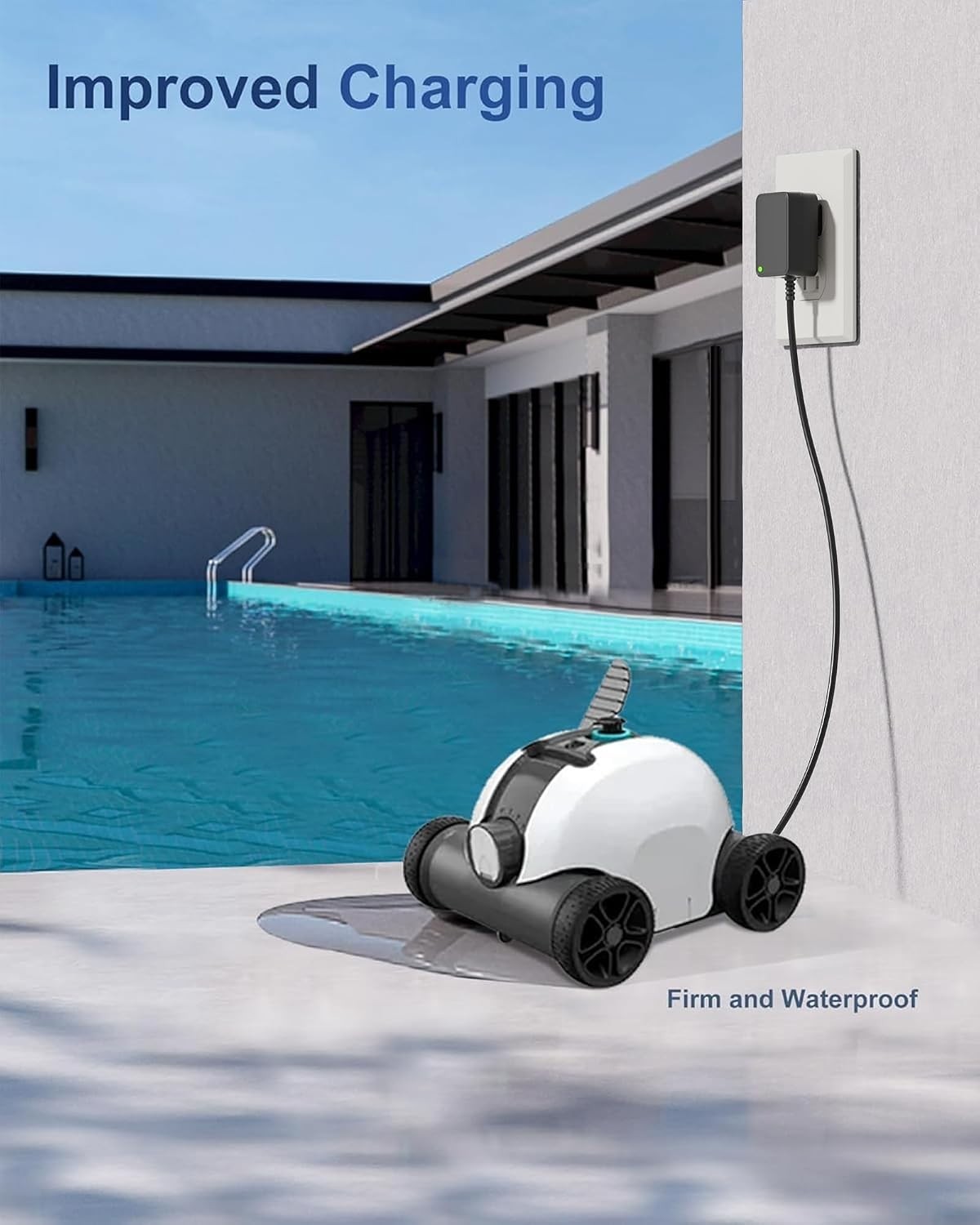 12.6V Replacement Charger for Aiper Seagull Pool Cleaners & Aipyury 1500 – Wa…