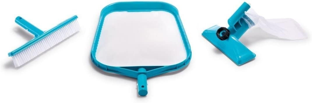 Intex Basic Pool Maintenance Kit 29056E – Vac Head, Skim Net, Brush