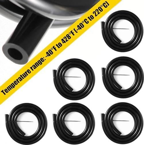 Silicone Vacuum Hose 3mm+4mm+5mm+6mm+8mm+10mm Inner Diameter Black