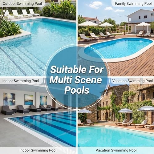 2 Pack Front Tires 7.87 Inch Hump Replacement for 2X 4X Pool Cleaners Heavy