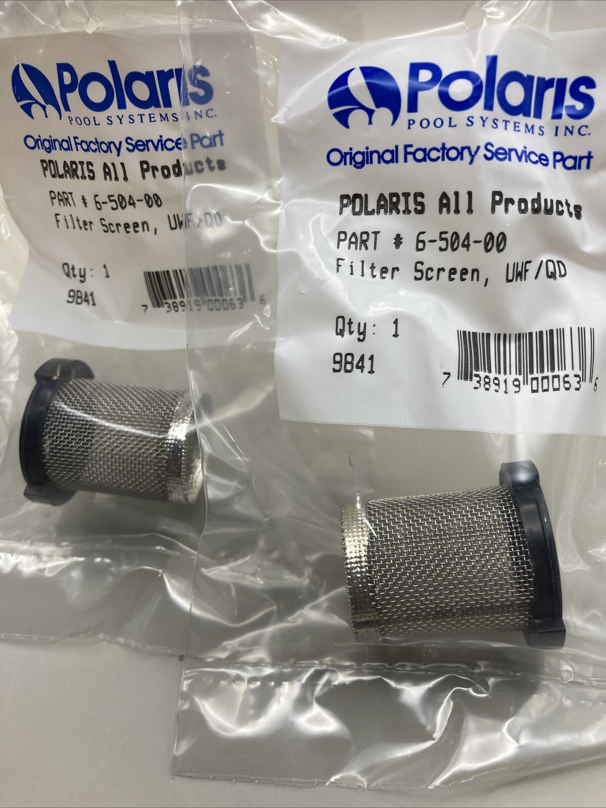 LOT OF 2 GENUINE Zodiac Polaris Filter Screen 65/165/180/280/360/380 6-504-00