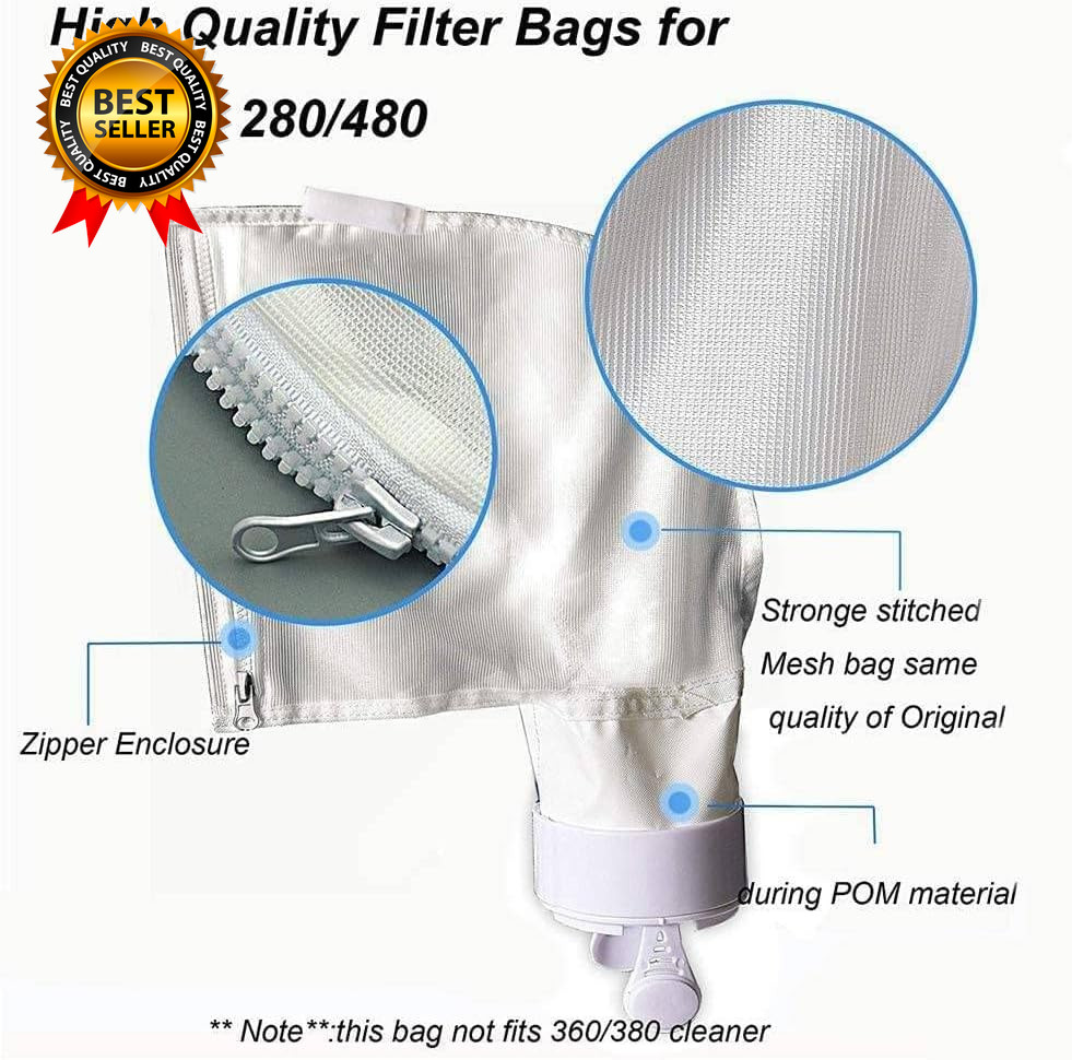 Spa Part Nylon Mesh Pool Cleaner All Purpose Bag Fits Polaris 280 480 Cleaner