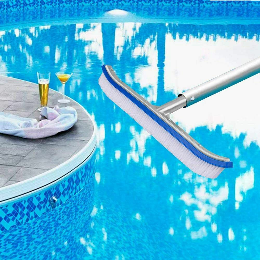 18inch Swimming Pool Wall Floor Algae Heavy Duty Aluminum Back Brush Head Broom
