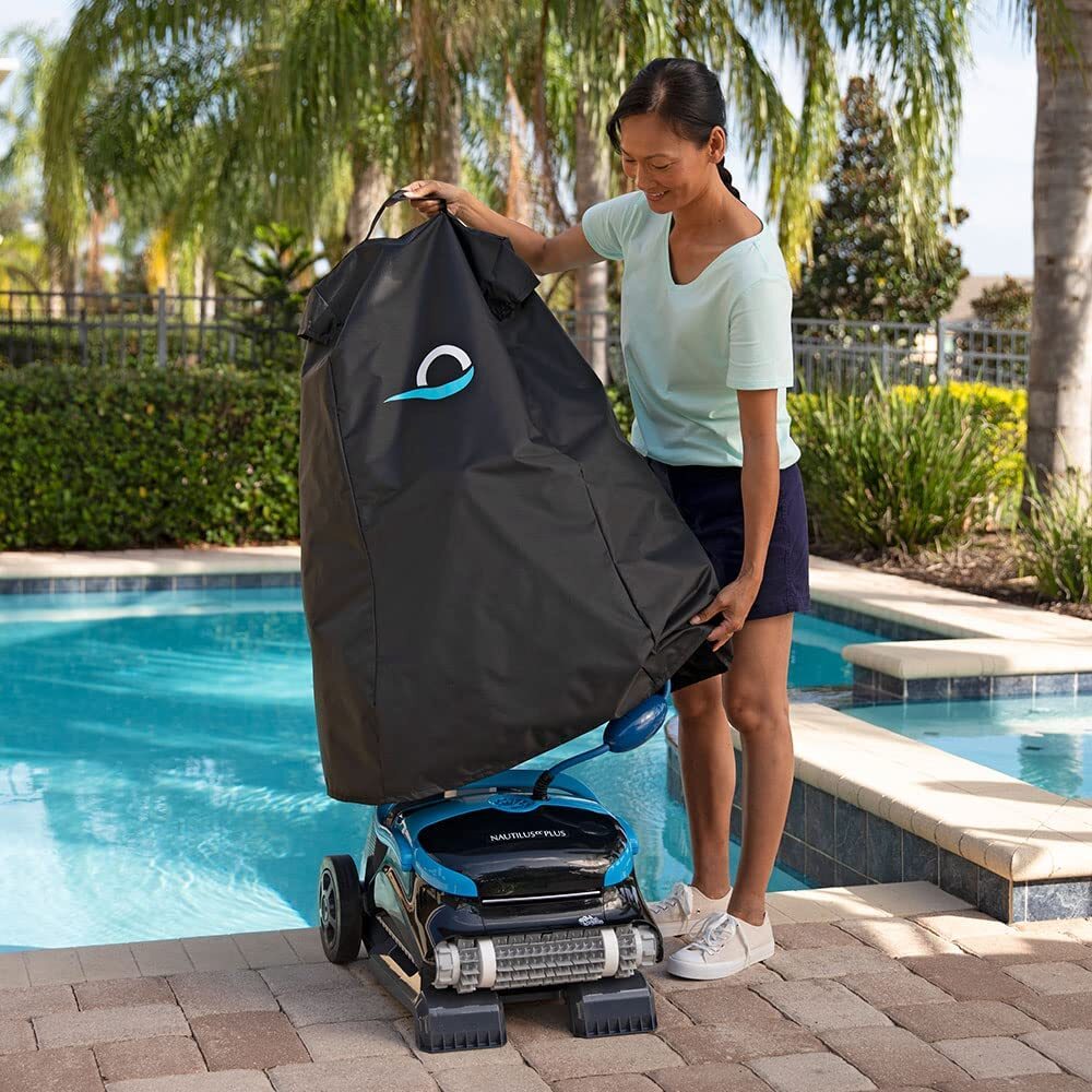 Dolphin Nautilus CC Plus Robotic Pool Vacuum Cleaner with Wi-Fi, Caddy & Cover