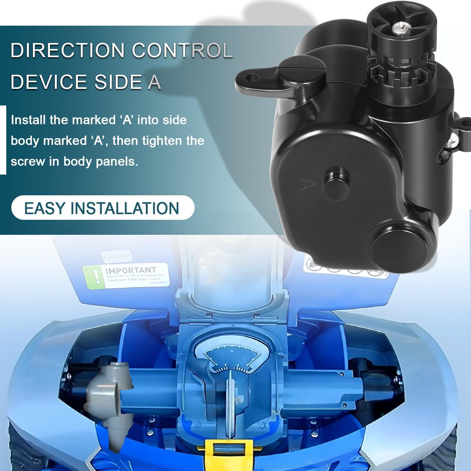 for Zodiac Baracuda MX8 Pool Cleaners R0524700 Side A Direction Control Device