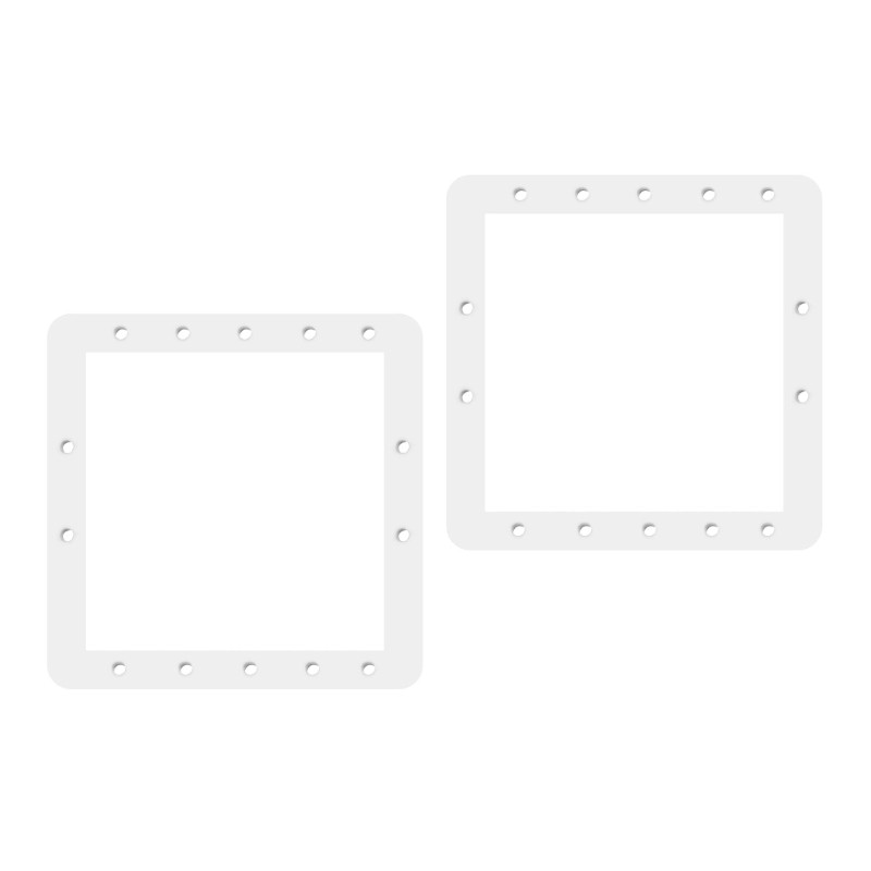 Pack of 2 Swimming Pool Skimmer Gaskets Heavy Duty Rubber Seals for Pump Systems