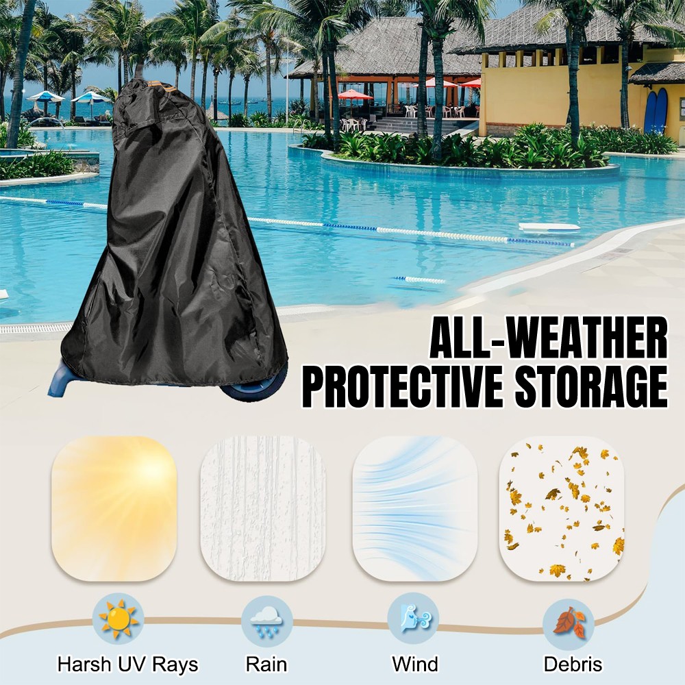 Outdoor Robotic Pool Cleaner Caddy Cover Protector for Dolphin Polaris Hayward