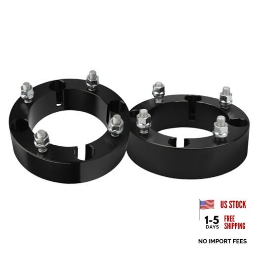 4x156mm ATV Wheel Spacers 2&Prime;(50mm) Thickness with 12×1.5 Studs 2&Prime;/2PCS/4x156mm