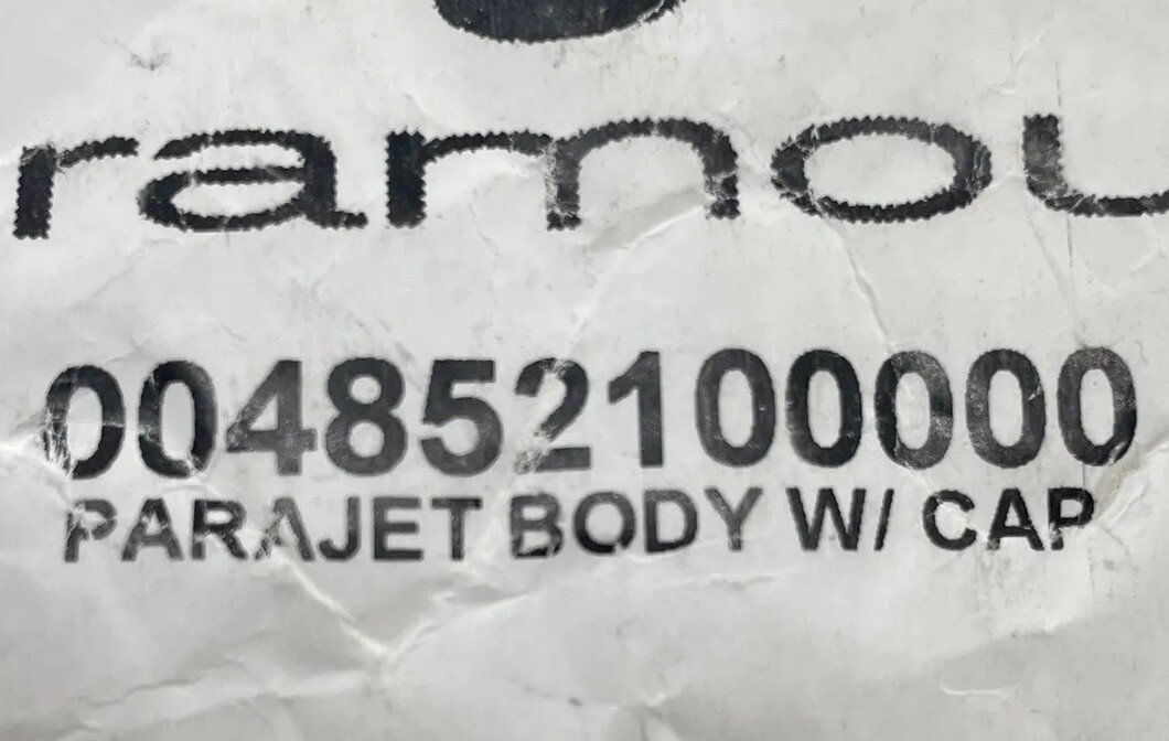 Paramount ParaJet Body w/ Cap 004852100000 BLACK & GREEN **NEW**