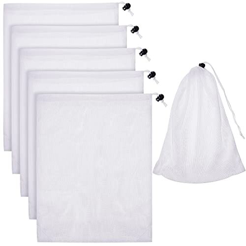13.8×9 Inch Fine Mesh Bag Swimming Pool Vacuum Leaf Eater Catcher, 6 Pack