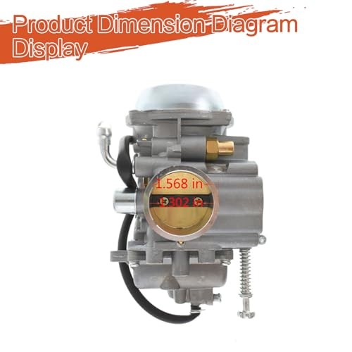 Carburetor and Intake Boot Replacement for Polaris Hawkeye 300 2006-2010