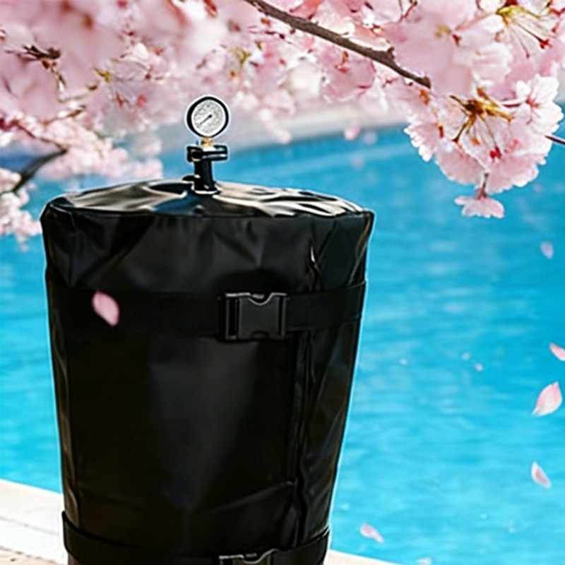 Firm 600D PVC Pool Filter Cover Offers Ongoing Defense For Your Equipment